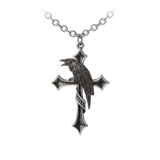 Alchemy Gothic Crux Corvis Pendant (P961)
