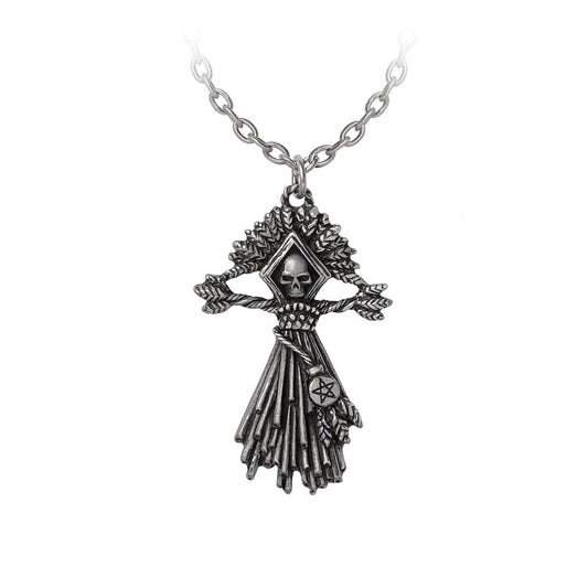 Alchemy Gothic Corn Witch Pendant (P963)