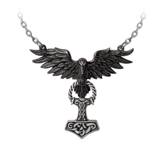 Alchemy Gothic Hrafnhamerr Pendant (P967)