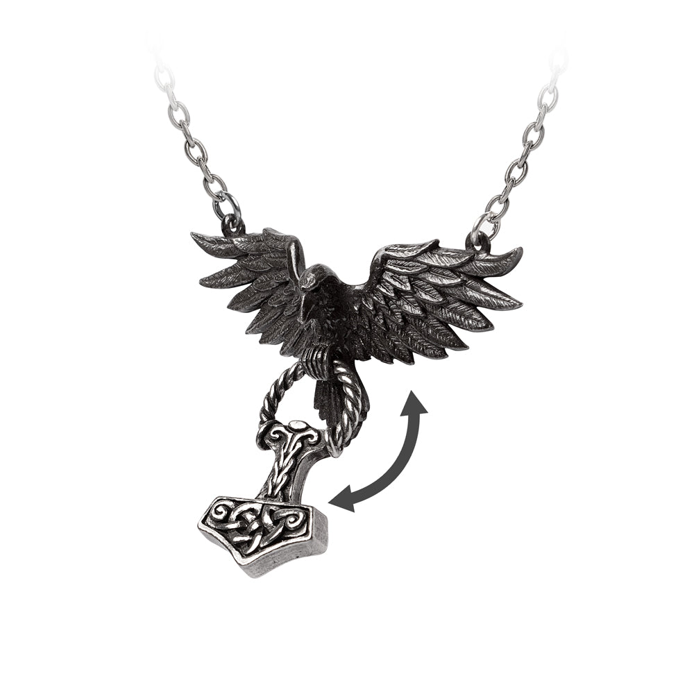 Alchemy Gothic Hrafnhamerr Pendant (P967)