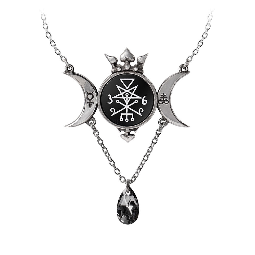 Alchemy Gothic Wycca Queen Necklace (P969)