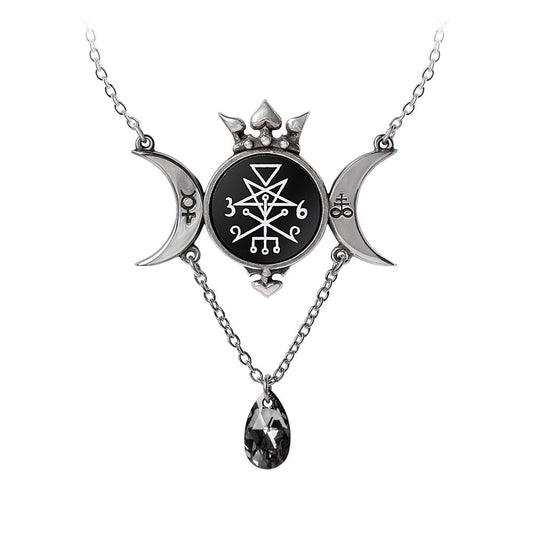Alchemy Gothic Wycca Queen Necklace (P969)