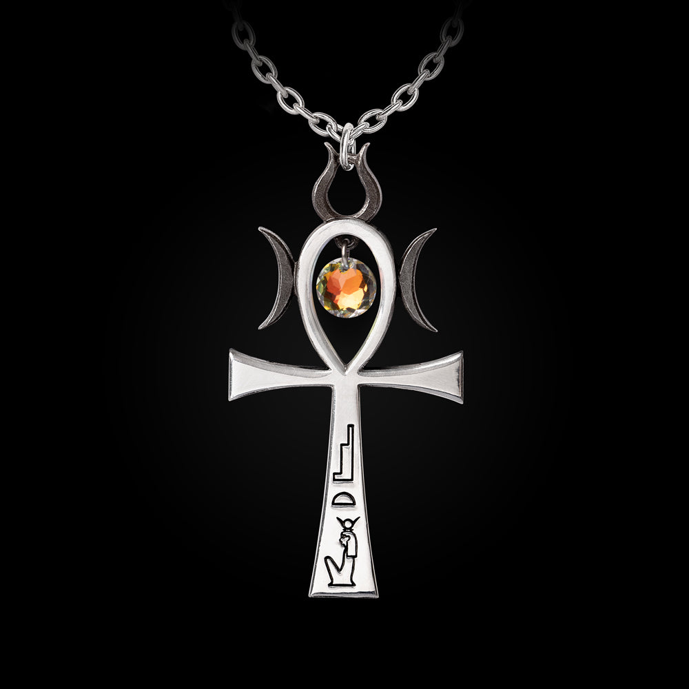 Alchemy Gothic Witch Ankh (of Menouthis) Pendant (P972)