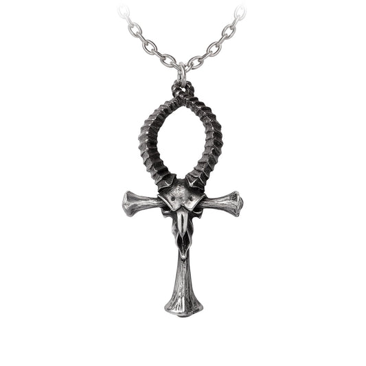 Alchemy Gothic Ankh of Ammon Pendant (P973)
