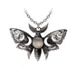 Alchemy Gothic Lunar Moth Necklace (P974)