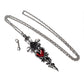 Alchemy Gothic Cross of the Dark Kiss Necklace (P975)