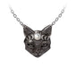 Alchemy Gothic Mystic Moon Cat Pendant (P988)