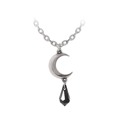Alchemy Gothic Tears of the Moon - Black Pendant (P992B)