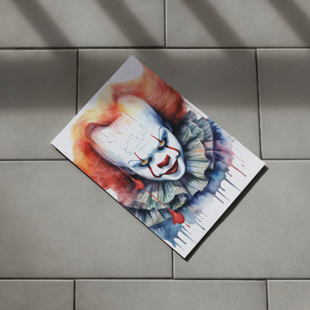 Pennywise, IT - Horror Icons Wall Art Digital Print -1
