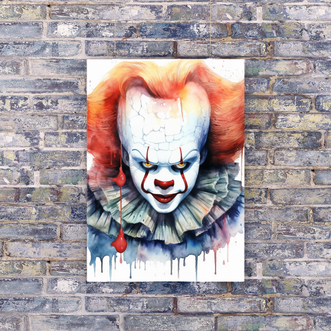 Pennywise, IT - Horror Icons Wall Art Digital Print -1