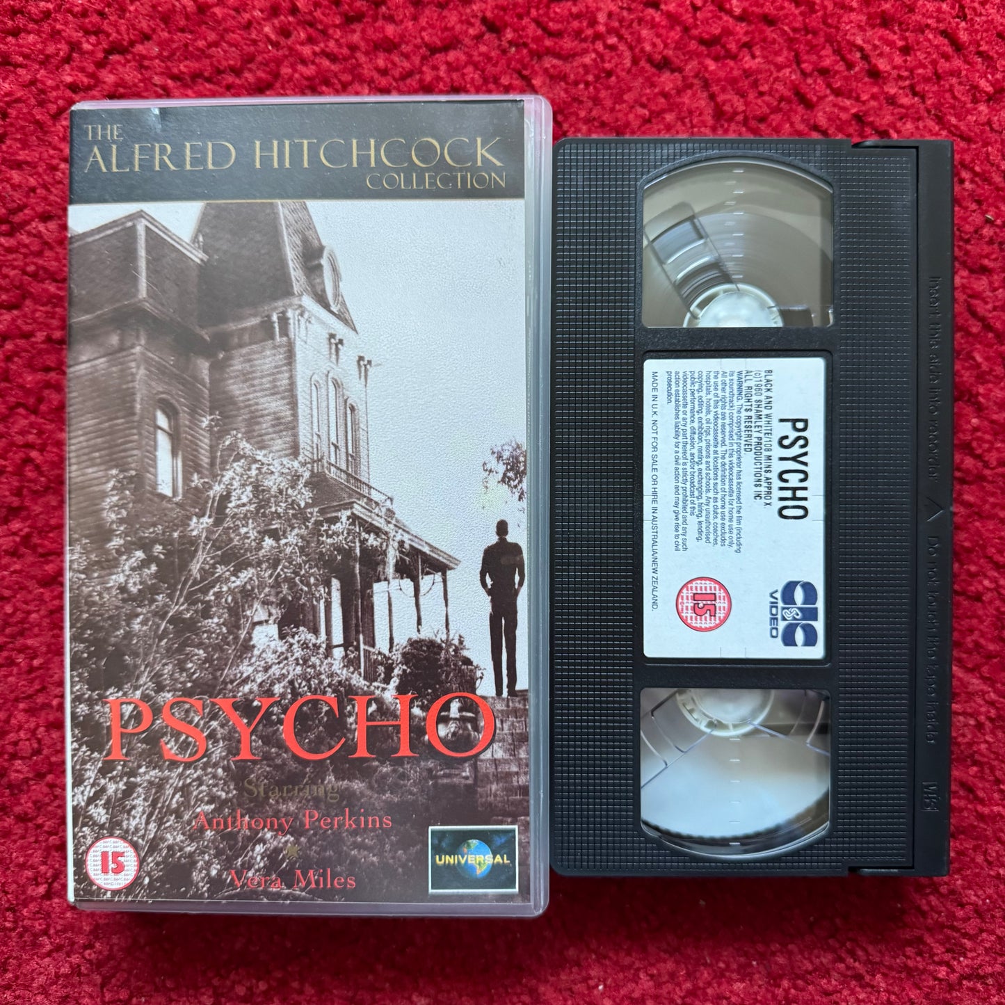 Psycho VHS Video (1960) VHR1007
