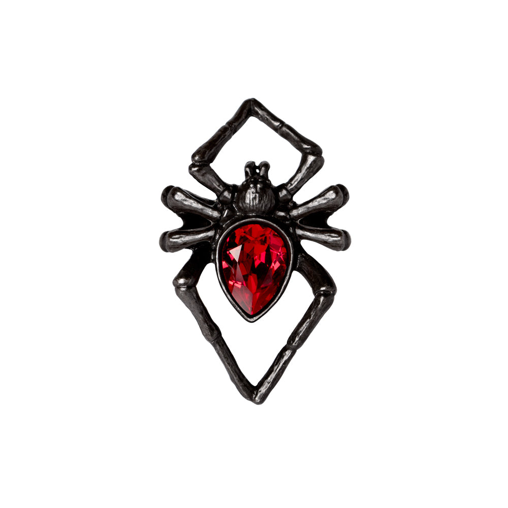 Alchemy Gothic Black Widow Ring (R222B)