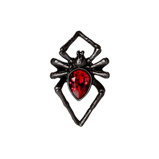 Alchemy Gothic Black Widow Ring (R222B)