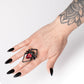 Alchemy Gothic Black Widow Ring (R222B)