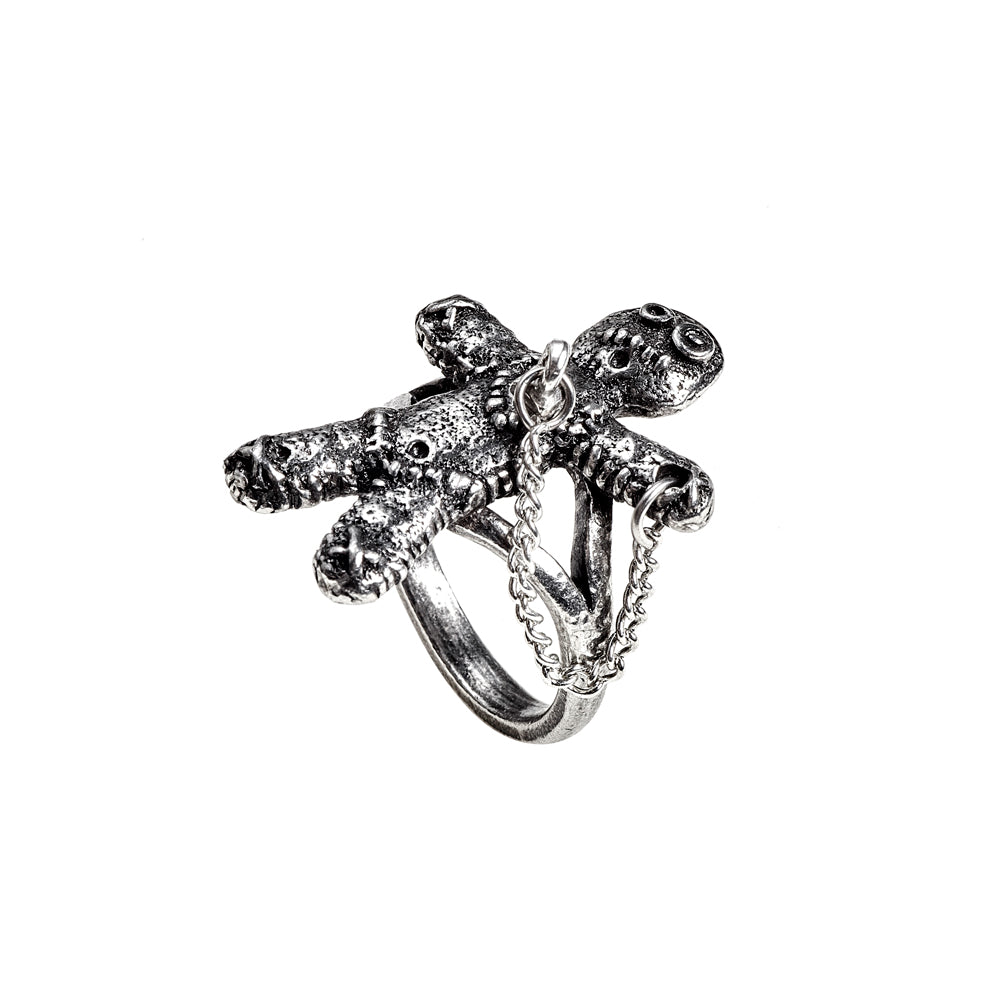 Alchemy Gothic Voodoo Doll Ring (R236)
