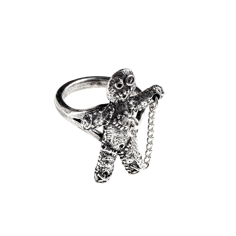 Alchemy Gothic Voodoo Doll Ring (R236)