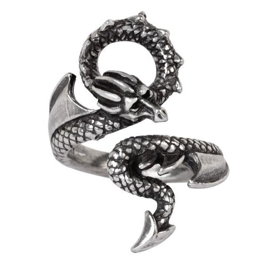 Alchemy Gothic Dragons Lure Ring (R245)
