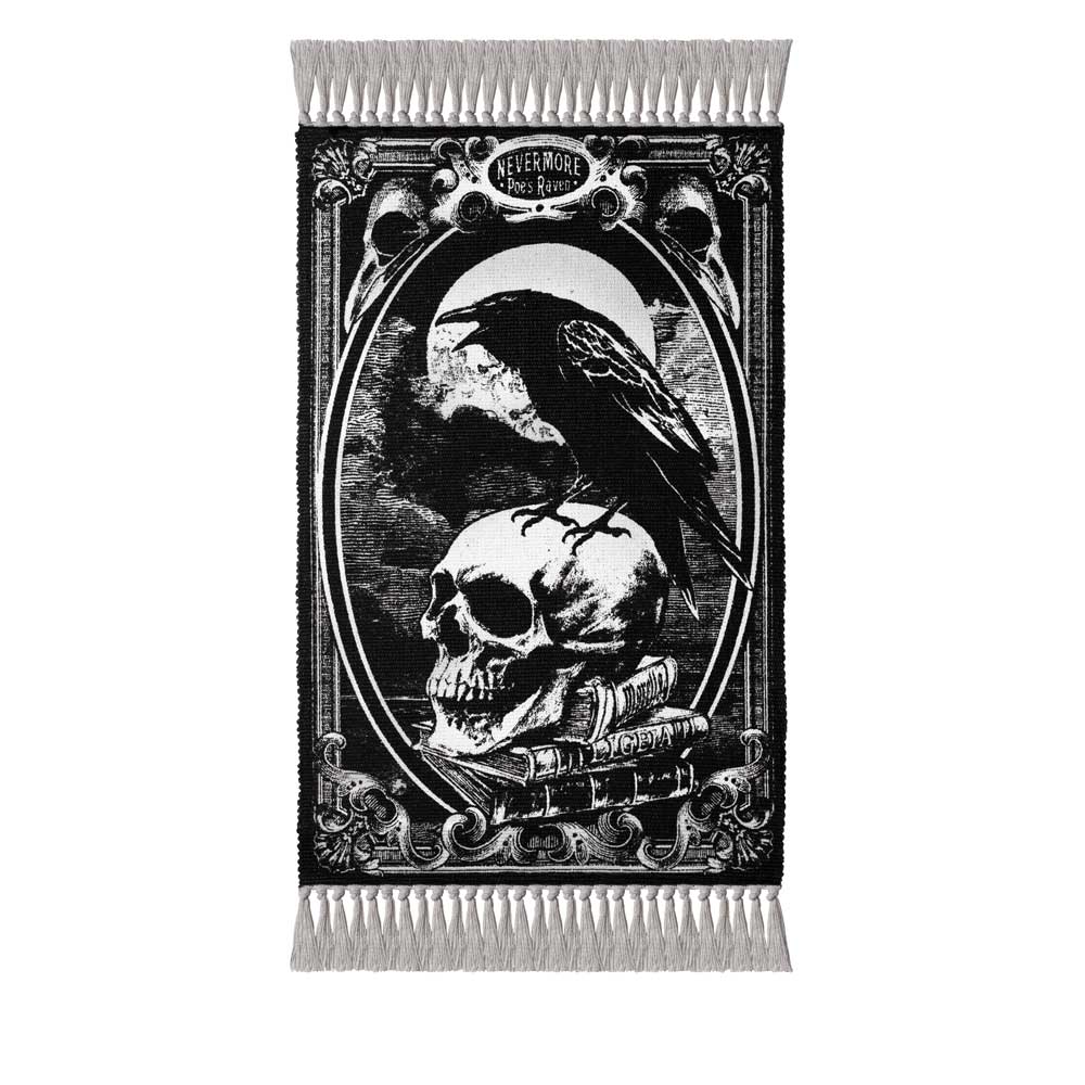 Alchemy Gothic Poe's Raven Rug (RUG4)