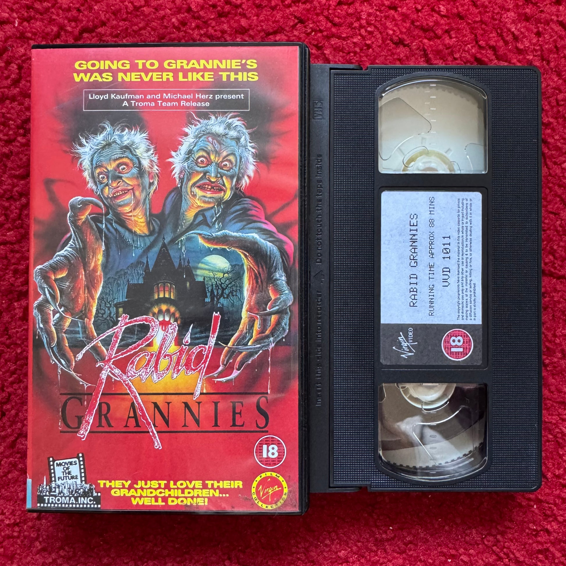 Rabid Grannies VHS Video (1988) WD1011