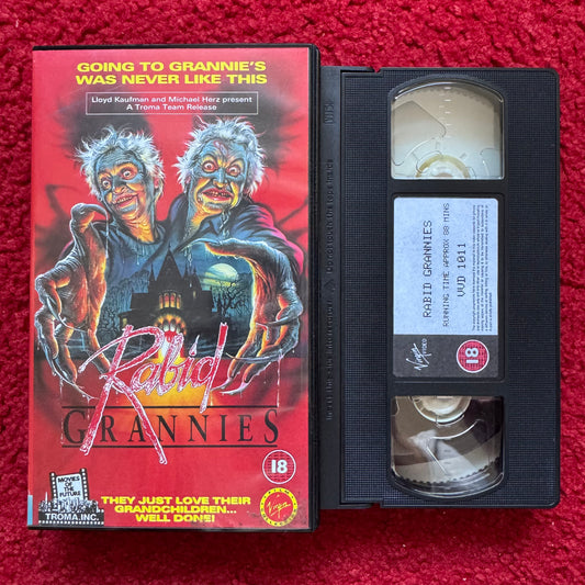 Rabid Grannies VHS Video (1988) WD1011