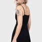 Killstar Sacralgia Lace Insert Black A-Line Dress