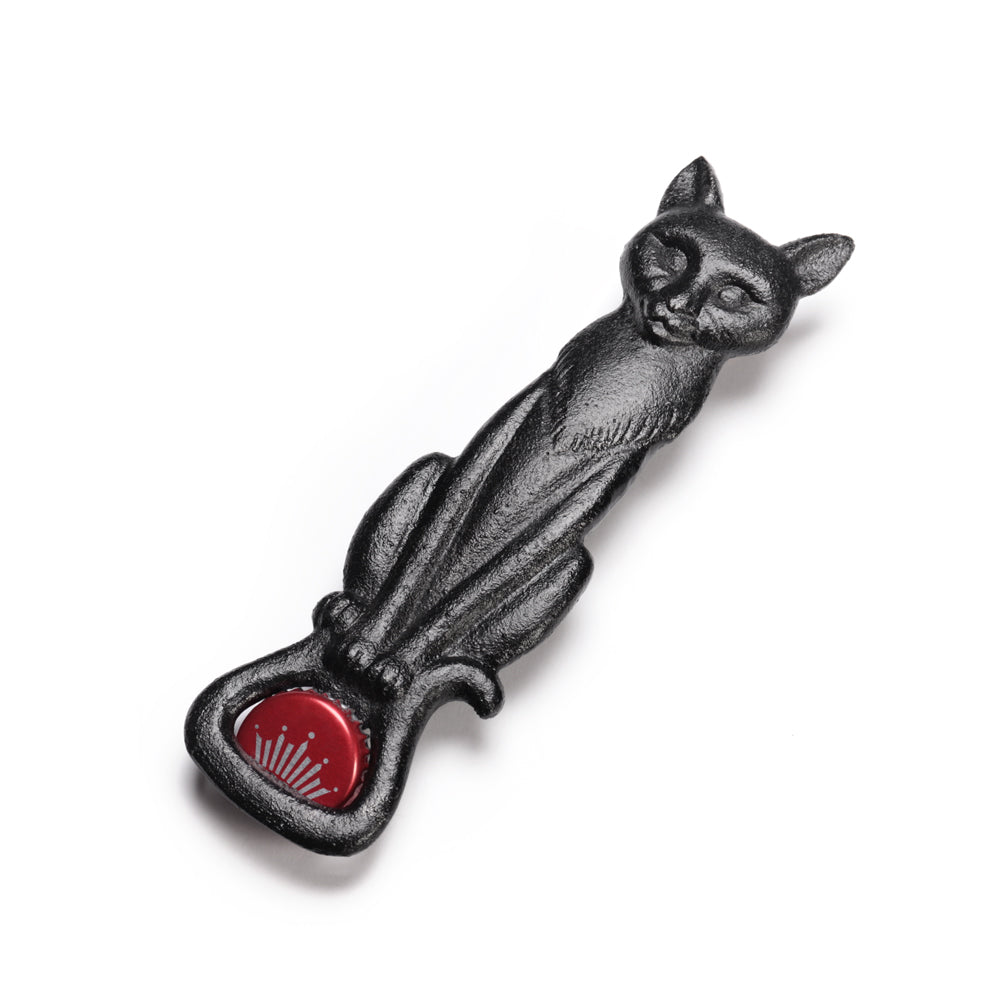 Alchemy Gothic Cat Cast Iron Bottle Opener (SBO4)