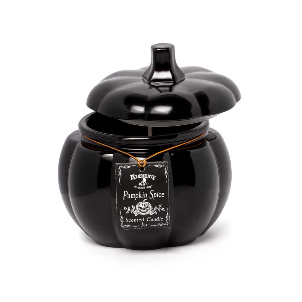 Alchemy Gothic Large Pumpkin Spice  Scented Candle Jar (SCJ13)
