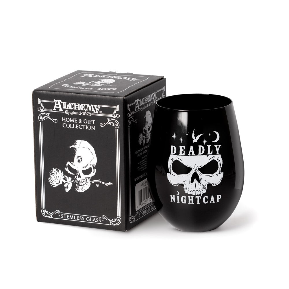 Alchemy Gothic Deadly Nightcap Drinking Glass (SG6)