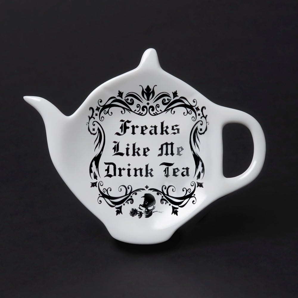 Alchemy Gothic Freaks Like Me Drink Tea: Tea Spoon Holder/Rest (SR5)