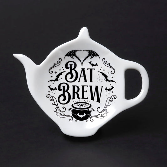 Alchemy Gothic Bat Brew Tea Spoon Holder/Rest (SR8)