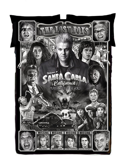 Horror Movie Blanket - Lost Boys Blanket - Luxury Twin / Double Fleece Blanket
