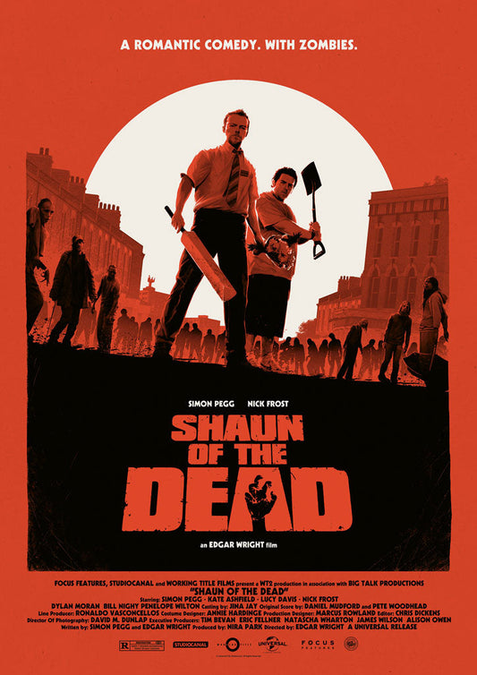 Shaun Of The Dead Horror Poster