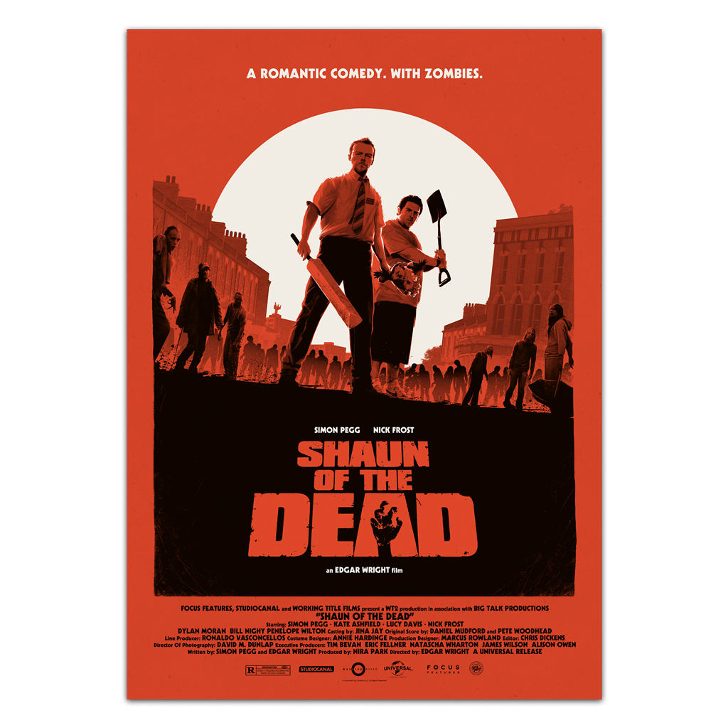 Shaun Of The Dead Horror Poster