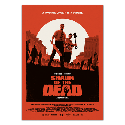 Shaun Of The Dead Horror Poster