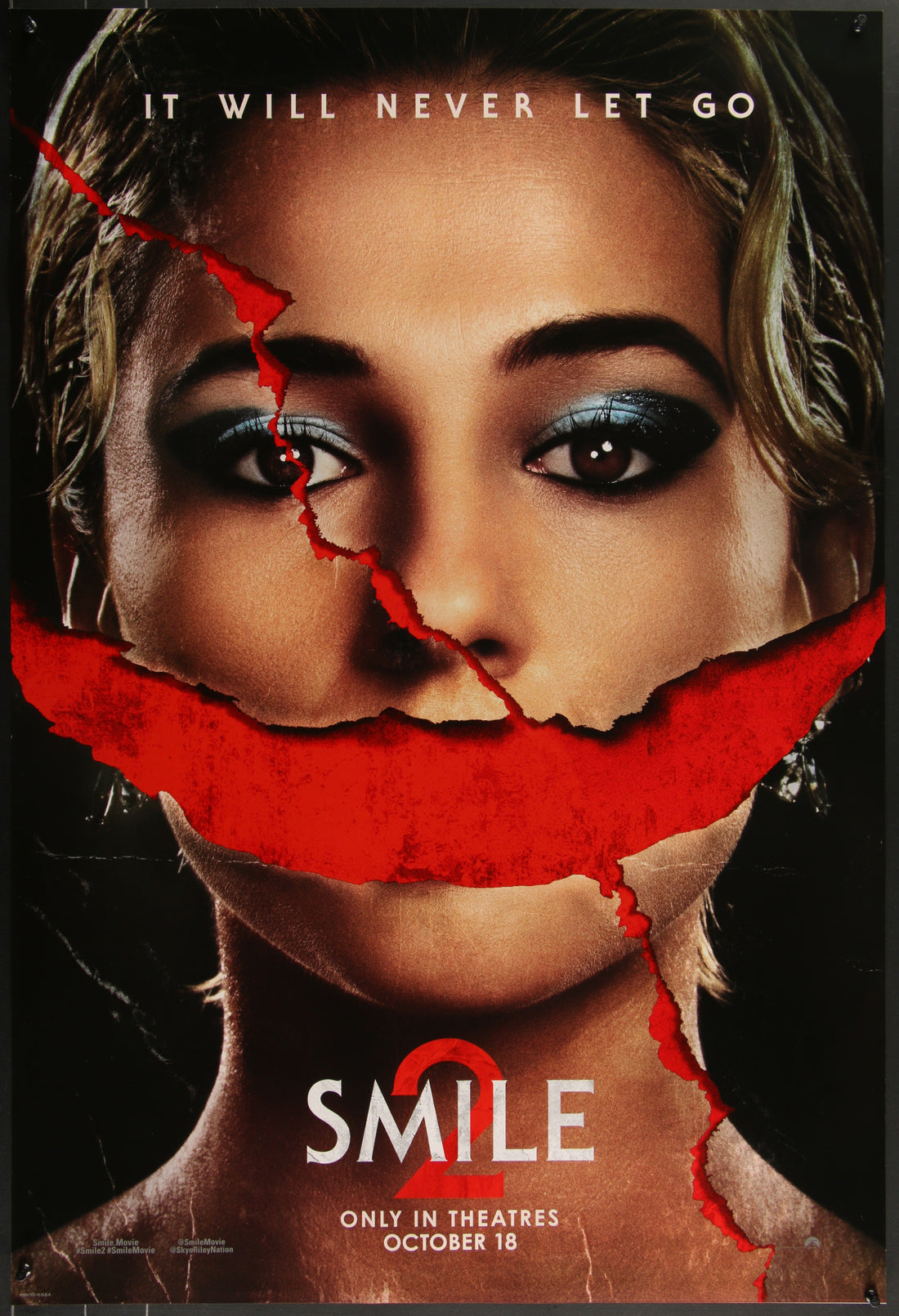 Smile 2 (2024) Original US One Sheet Movie Poster – Horror Stock
