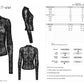 Punk Rave Ravena Cross Flocking Mesh Top
