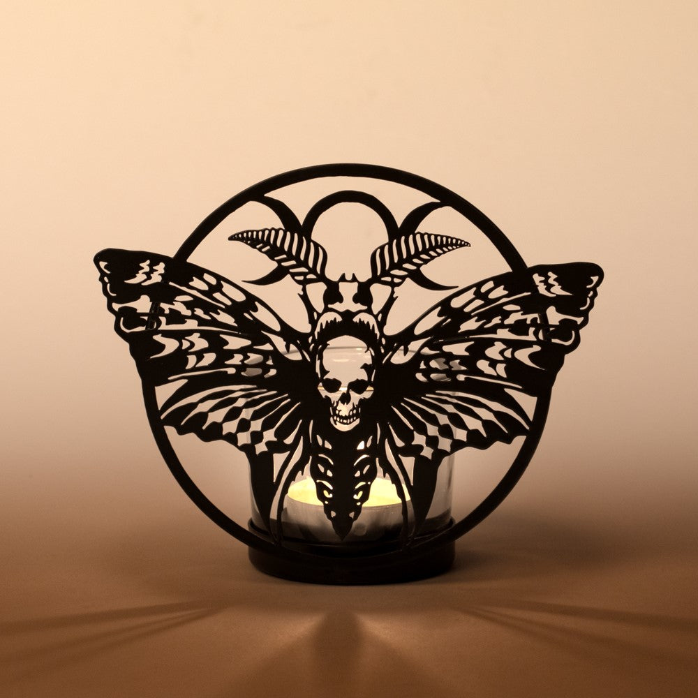 Alchemy Gothic Death's Head Moth T-Light Holder (TLH4)