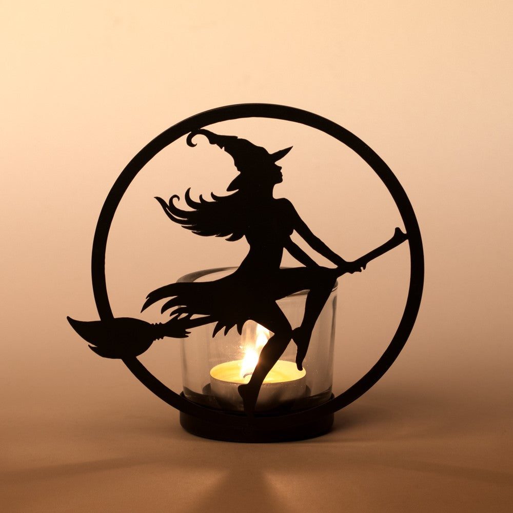 Alchemy Gothic Witch by Moonlight T-Light Holder (TLH5)