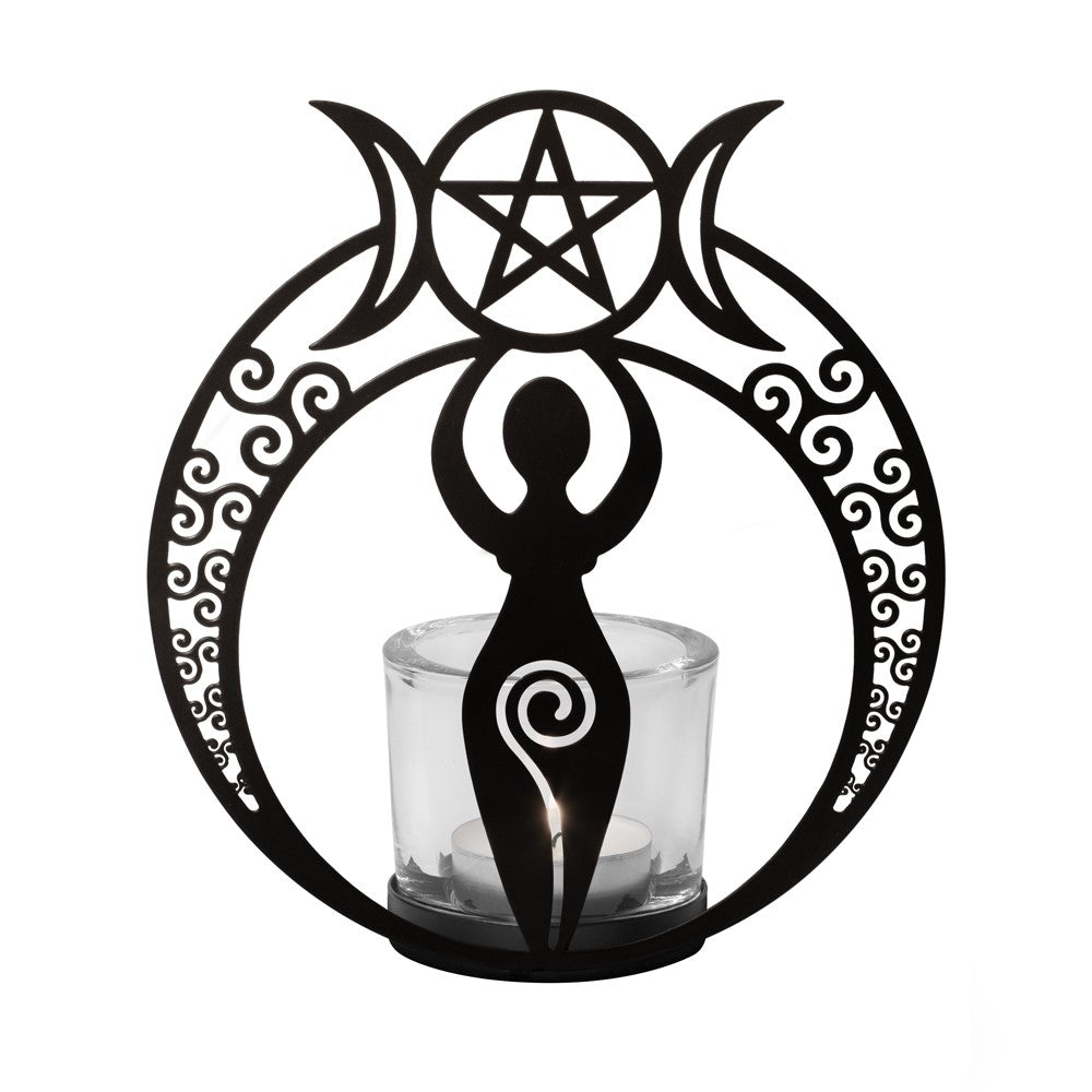 Alchemy Gothic Danu Goddess T-Light Holder (TLH6)
