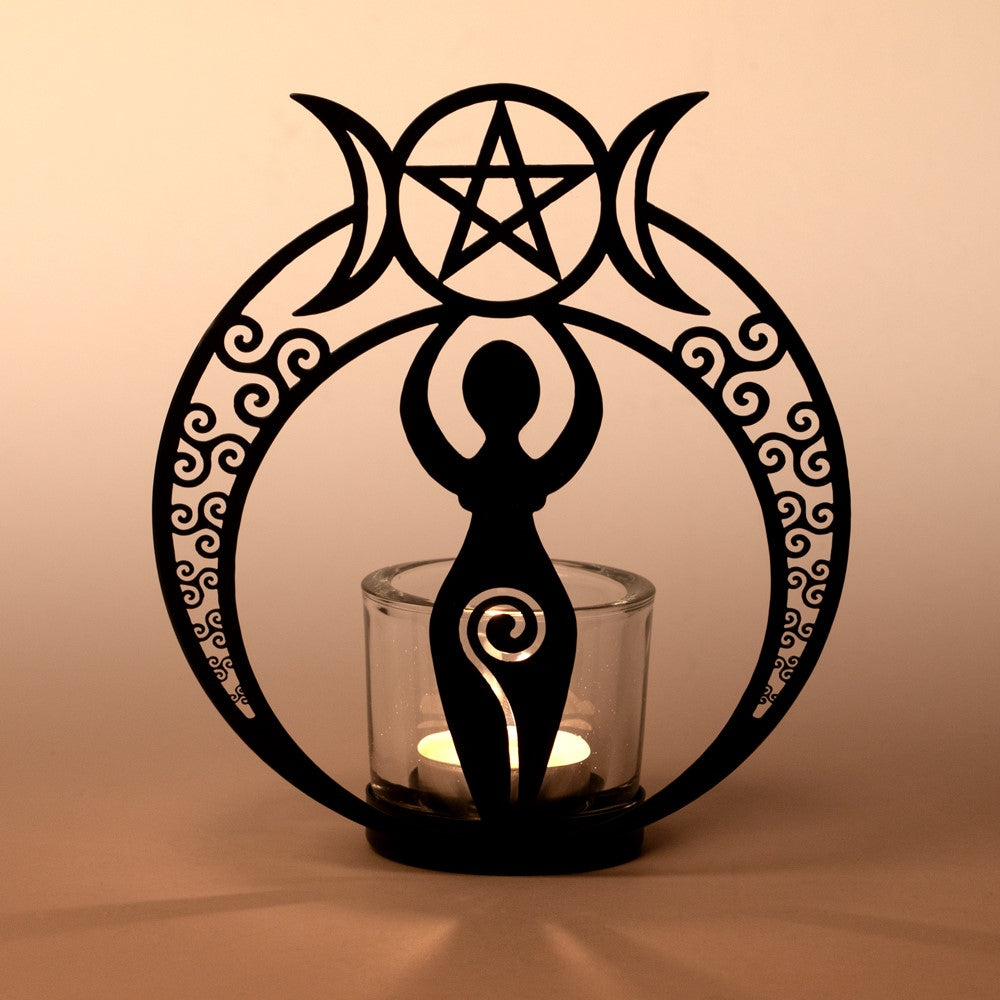 Alchemy Gothic Danu Goddess T-Light Holder (TLH6)