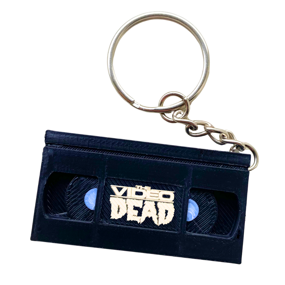 The Video Dead Mini Horror VHS Keyring