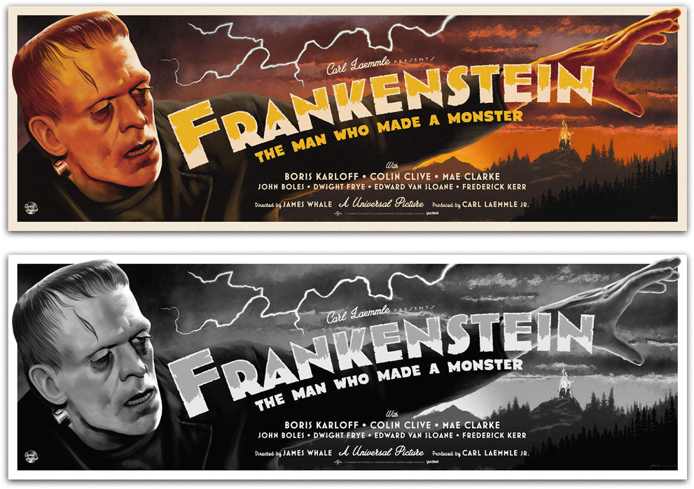 Universal Monsters: Frankenstein (Set) Horror Poster