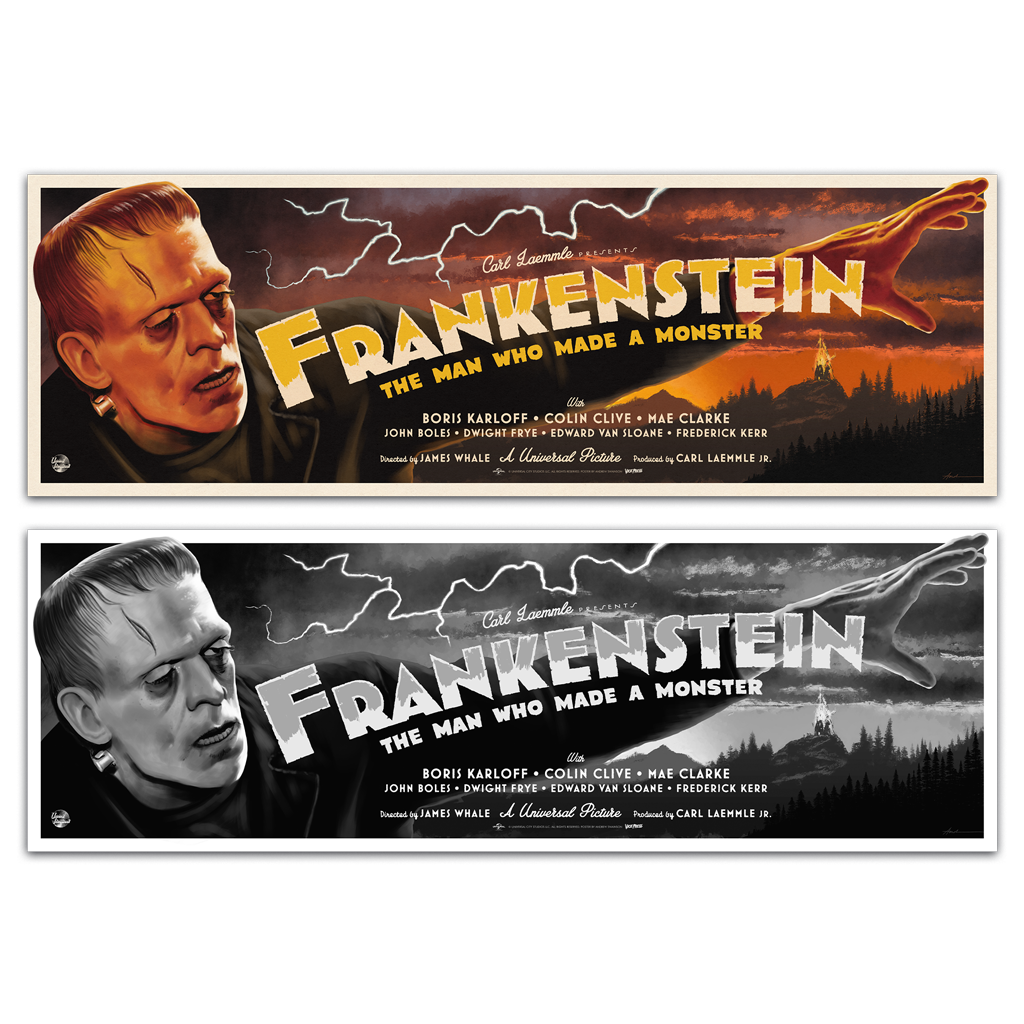 Universal Monsters: Frankenstein (Set) Horror Poster