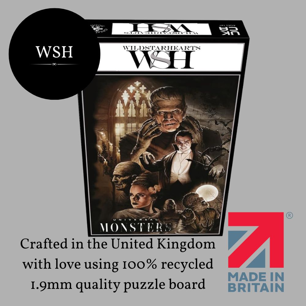 Universal Monsters - Classic Horror 1000 Piece Jigsaw Puzzle