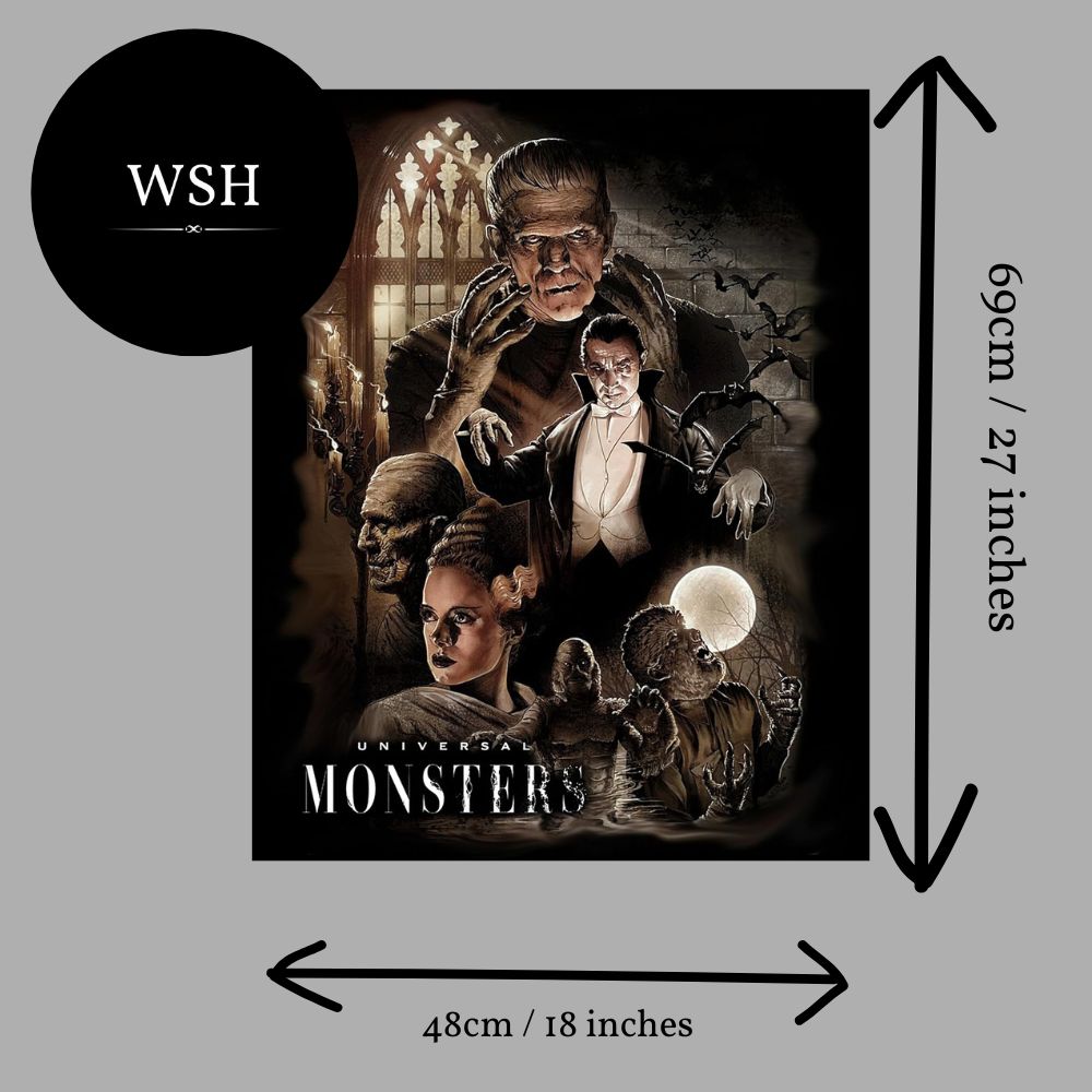 Universal Monsters - Classic Horror 1000 Piece Jigsaw Puzzle