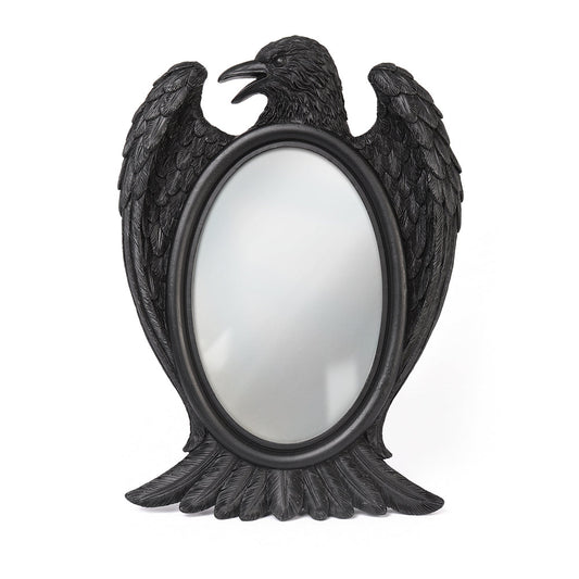 Alchemy Gothic Black Raven Mirror (V105)