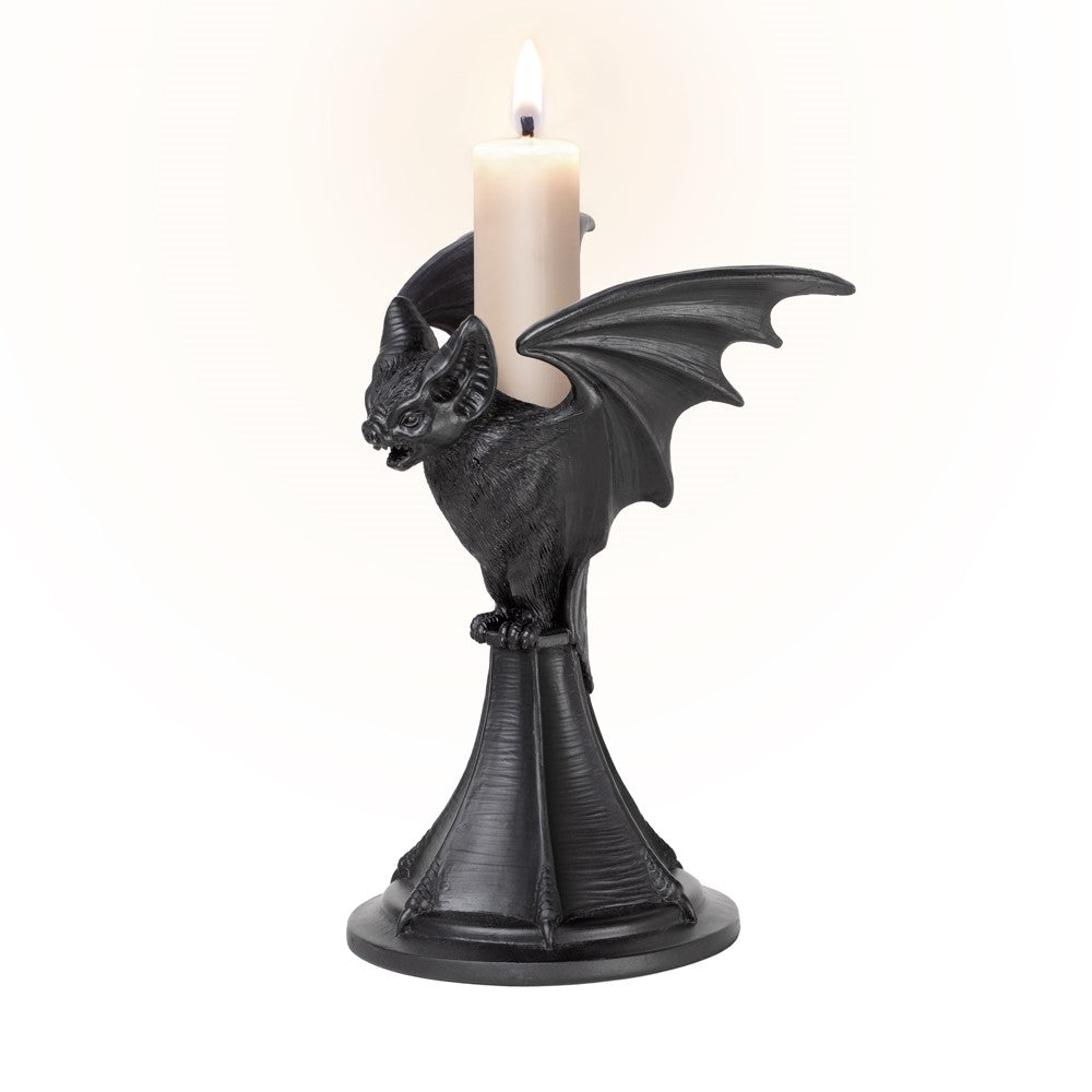 Alchemy Gothic Vespertilio (Bat Candlestick)  Candle Holder (V114)