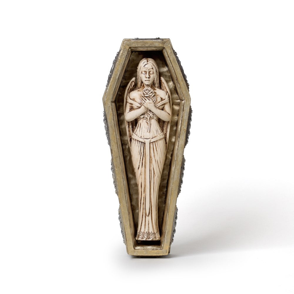 Alchemy Gothic Bride of the Dark Kiss Coffin & Figure Display Box (V118)