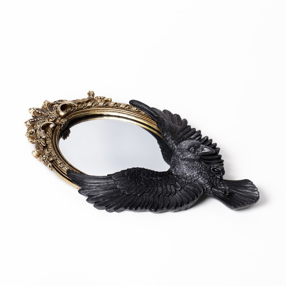 Alchemy Gothic Raven's Gaze Wall Mirror (V119)