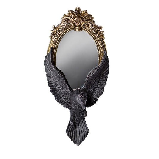 Alchemy Gothic Raven's Gaze Hand Mirror (V120)